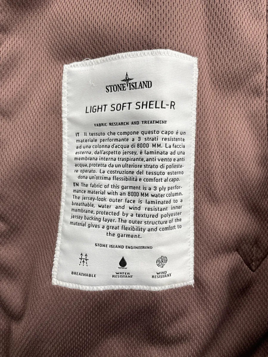 Stone Island Mauve Softshell Hooded Light Jacket mVEOFPTH 10