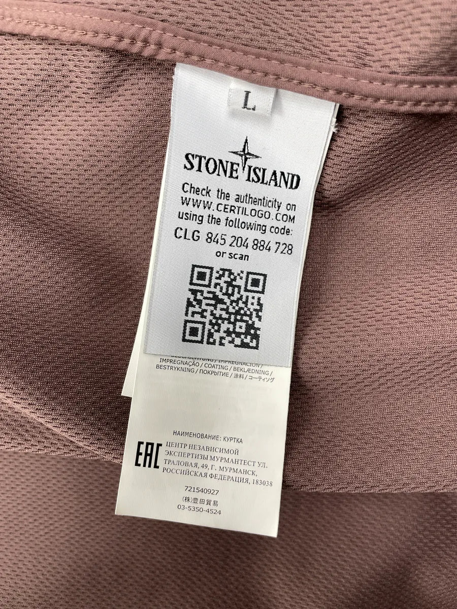 Stone Island Mauve Softshell Hooded Light Jacket mVEOFPTH 12