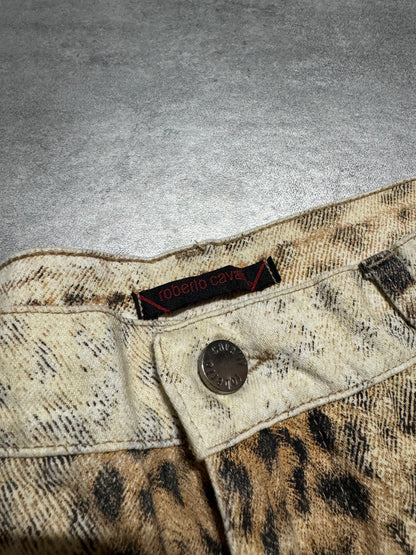 AW2000 Roberto Cavalli Leopard Relaxed Cozy Pants (L/XL) - 10