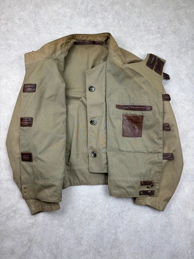 Mac Douglas Khaki Swedish Cargo Bomber Jacket UsTFjto 9