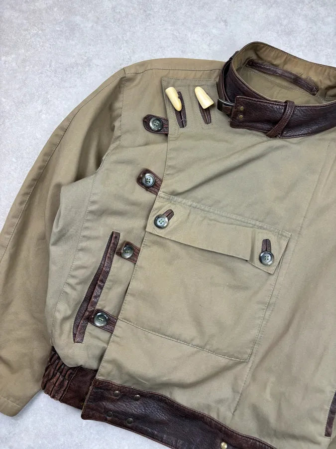 Mac Douglas Khaki Swedish Cargo Bomber Jacket UsTFjto 6
