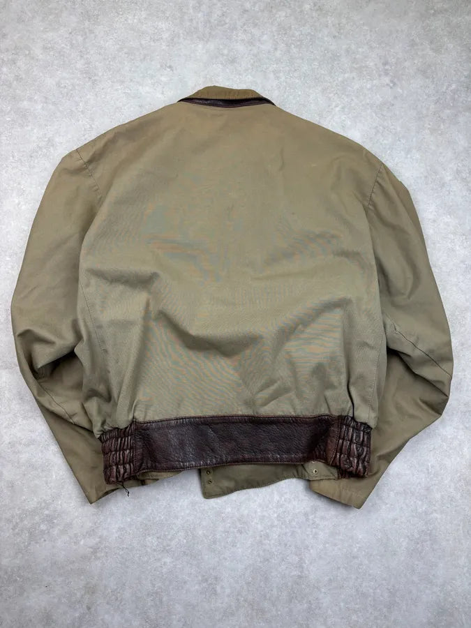 Mac Douglas Khaki Swedish Cargo Bomber Jacket UsTFjto 7