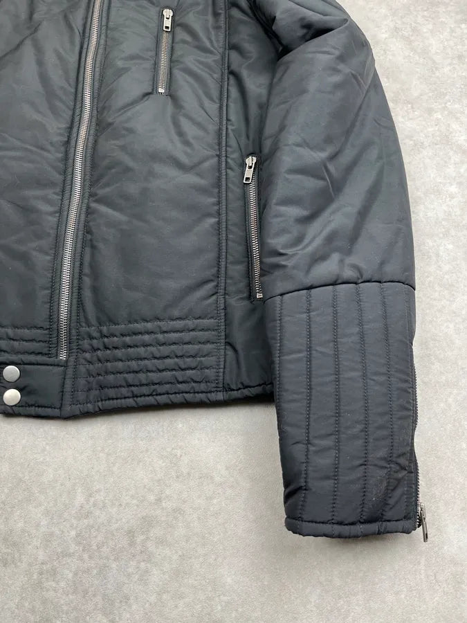 AW2007 Maison Margiela Avant-Garde Quilted Biker Jacket FaJtZBM 7