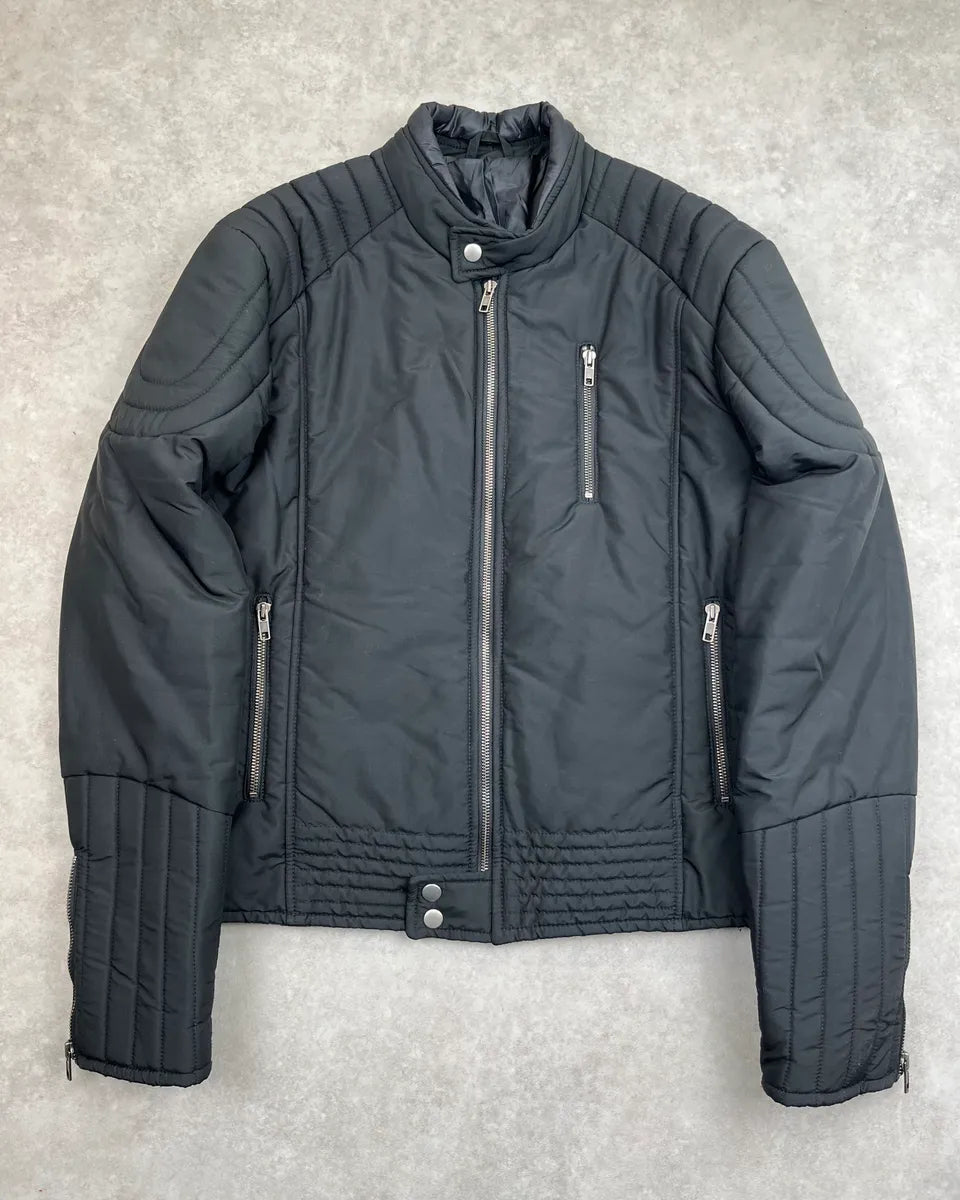 AW2007 Maison Margiela Avant-Garde Quilted Biker Jacket FaJtZBM 0