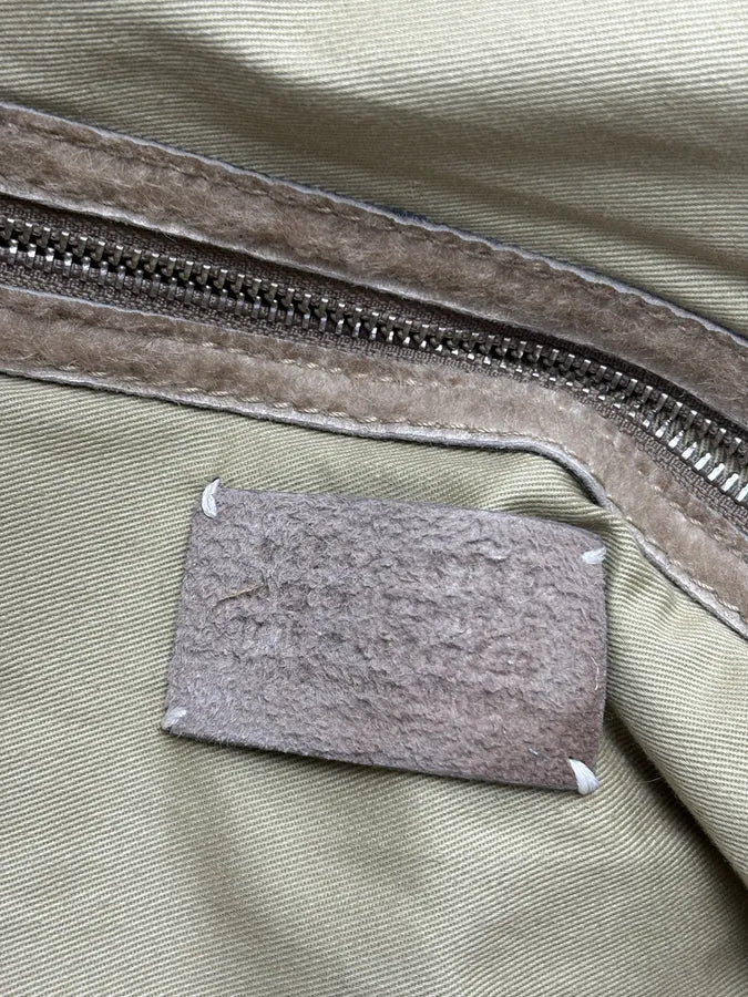Maison Margiela Beige Lambskin Shearling Handle Bag eBukiSn 17