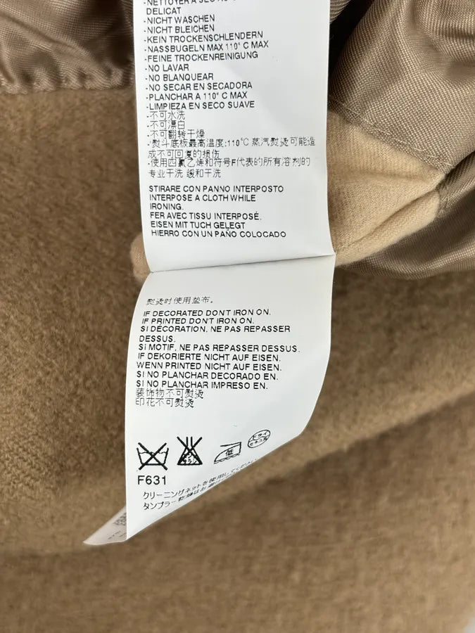 AW2015 Maison Margiela Beige Wool Minimalist Coat JwctJVg 12