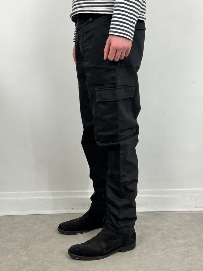 SS2017 Maison Margiela Black Cargo Minimalist Pants kFsVZDk 2