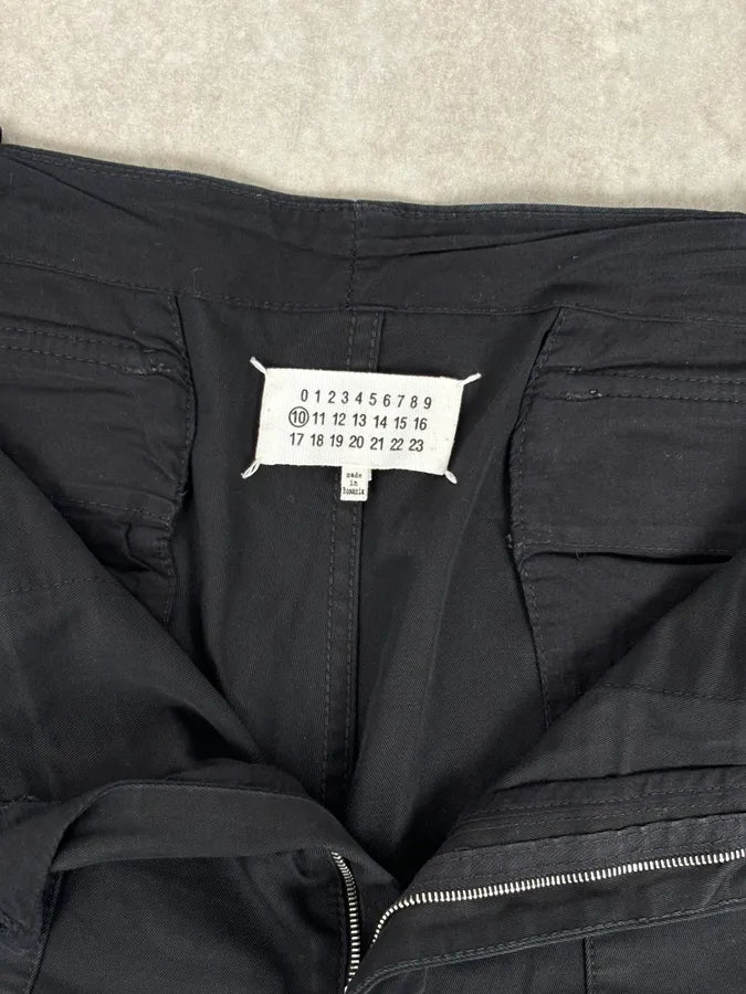 SS2017 Maison Margiela Black Cargo Minimalist Pants kFsVZDk 9