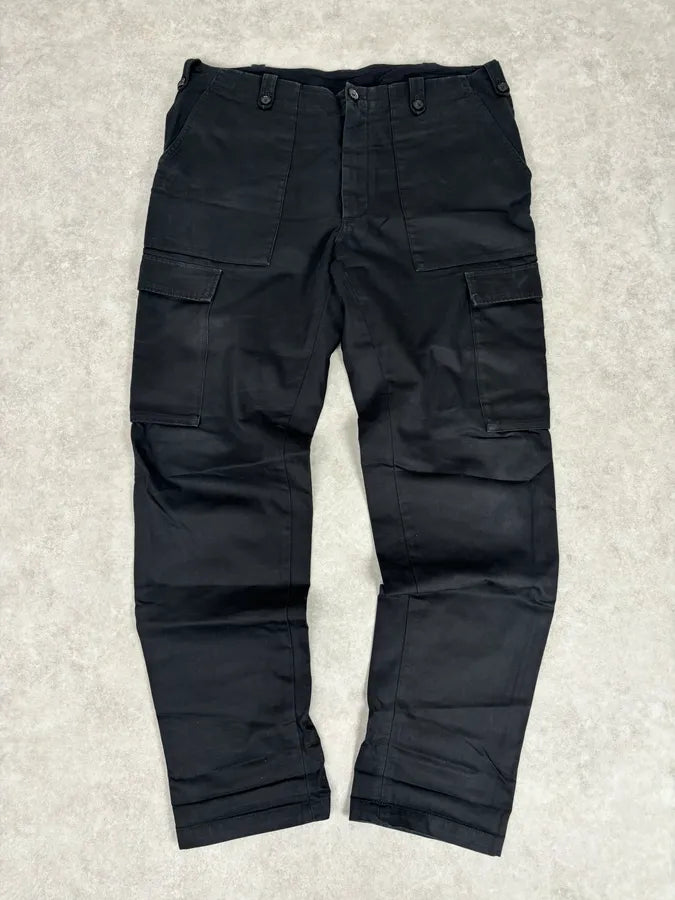 SS2017 Maison Margiela Black Cargo Minimalist Pants kFsVZDk 0