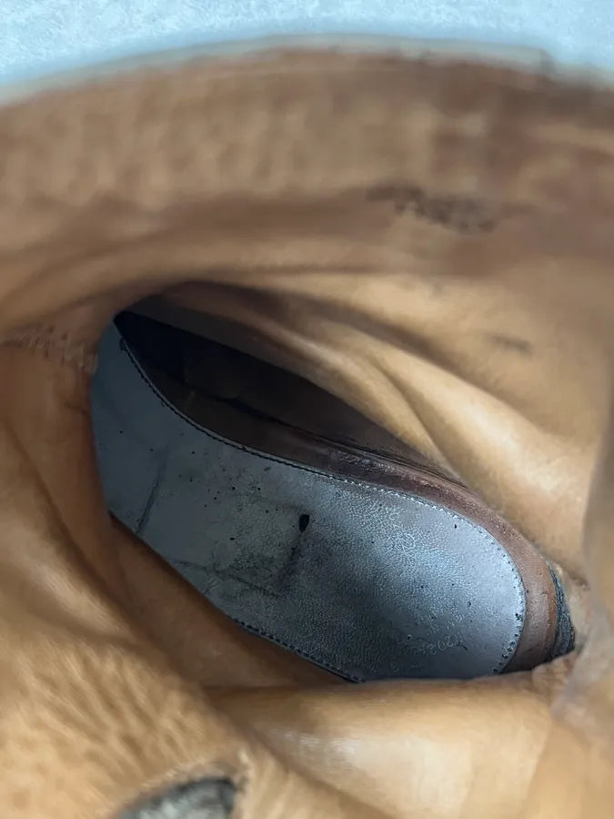 Maison Margiela Grey Eroded Leather Ankle Boots NzpcVRW 8