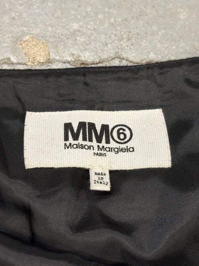 Maison Margiela Black Fringe Trompe L’oeil Skirt XnGiPuI 5