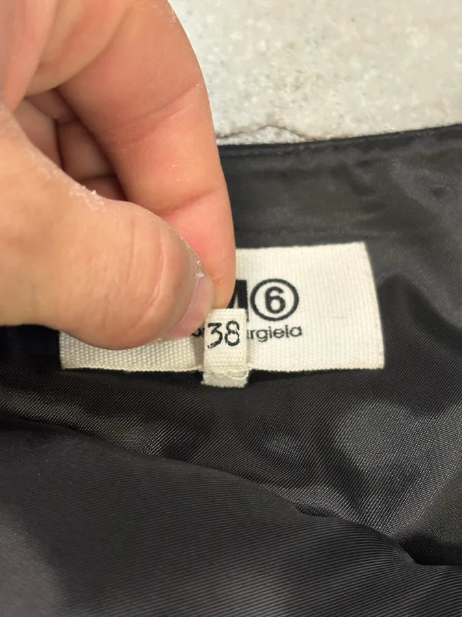Maison Margiela Black Fringe Trompe L’oeil Skirt XnGiPuI 6