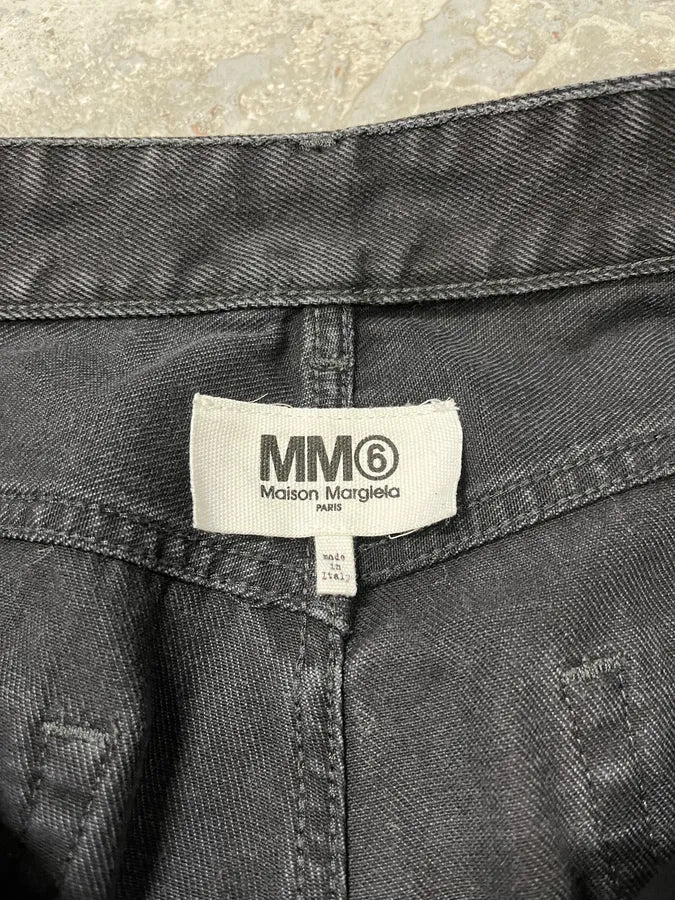 Maison Margiela Black Grey Distressed Jeans (M) BRubBZe 10