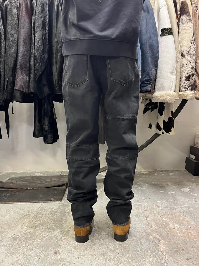 Maison Margiela Black Grey Distressed Jeans (M) BRubBZe 2
