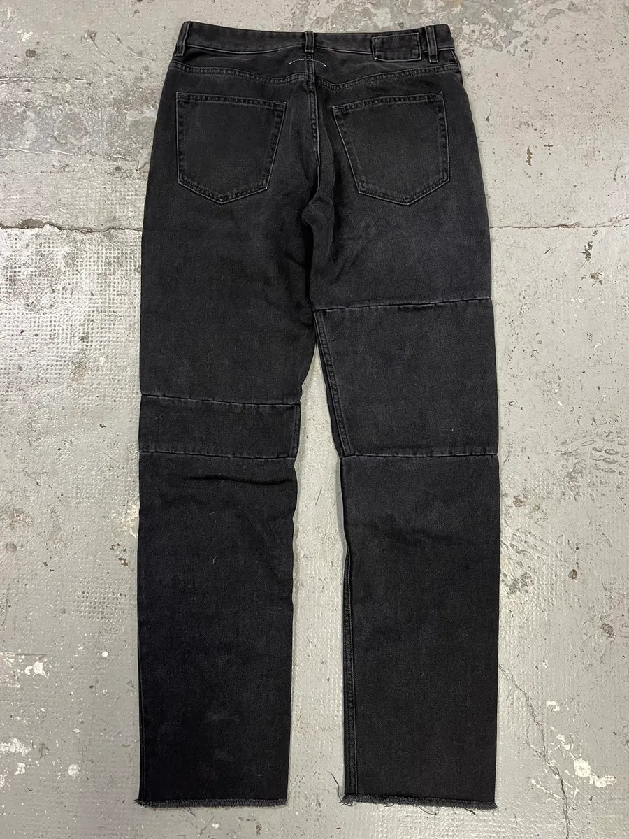 Maison Margiela Black Grey Distressed Jeans (M) BRubBZe 3