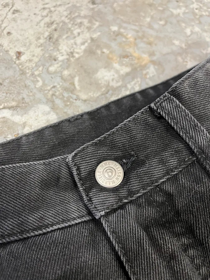 Maison Margiela Black Grey Distressed Jeans (M) BRubBZe 4