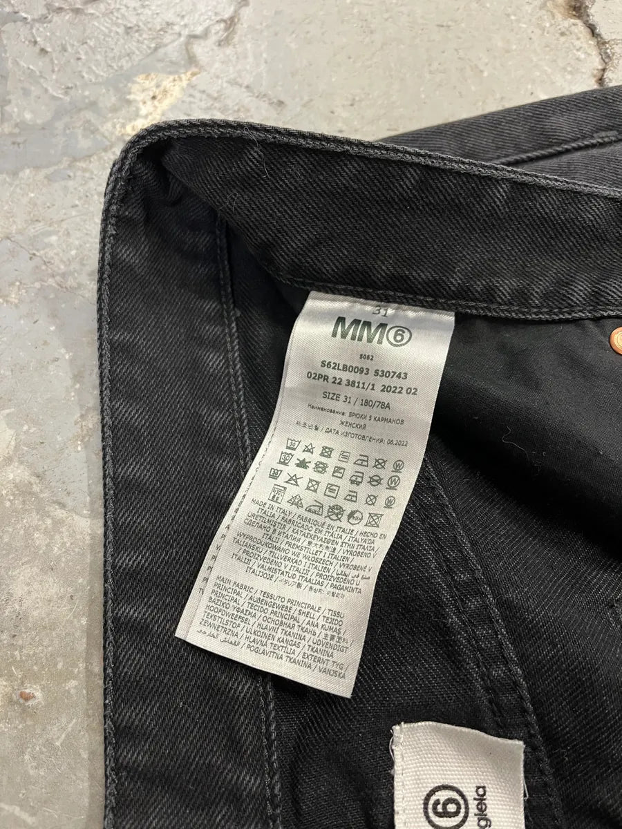 Maison Margiela Black Grey Distressed Jeans (M) BRubBZe 8
