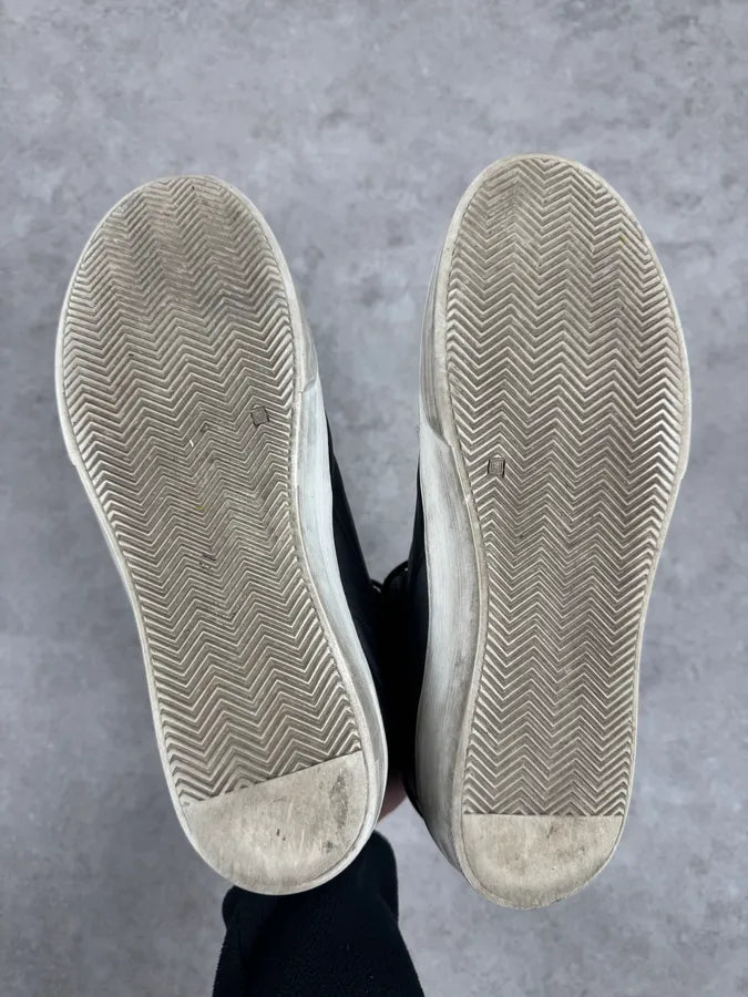 Maison Margiela Black High Leather Avant-Garde Sneakers yTMyJye 7