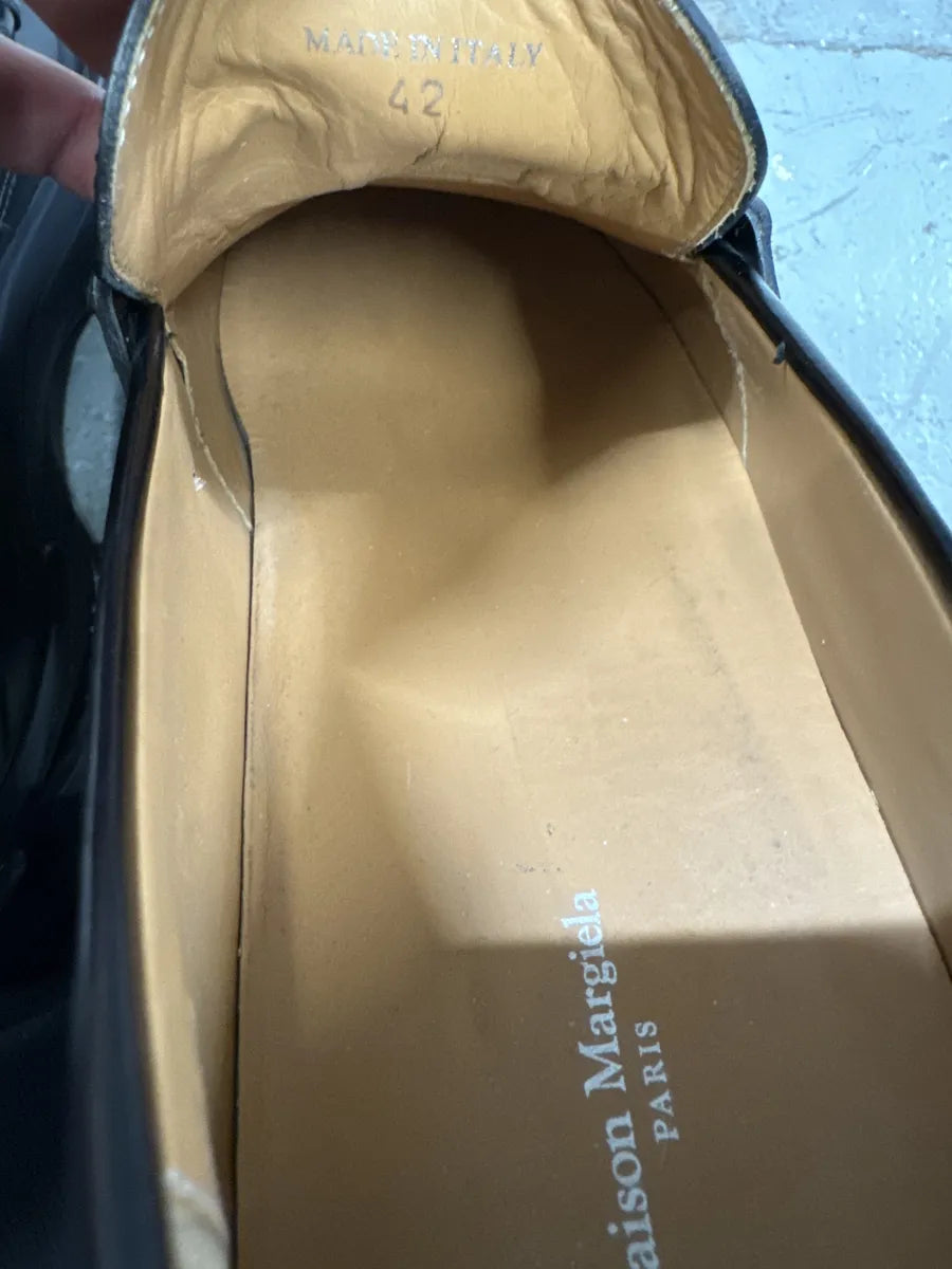 Maison Margiela Black Hybrid Leather Loafers SnklQim 6