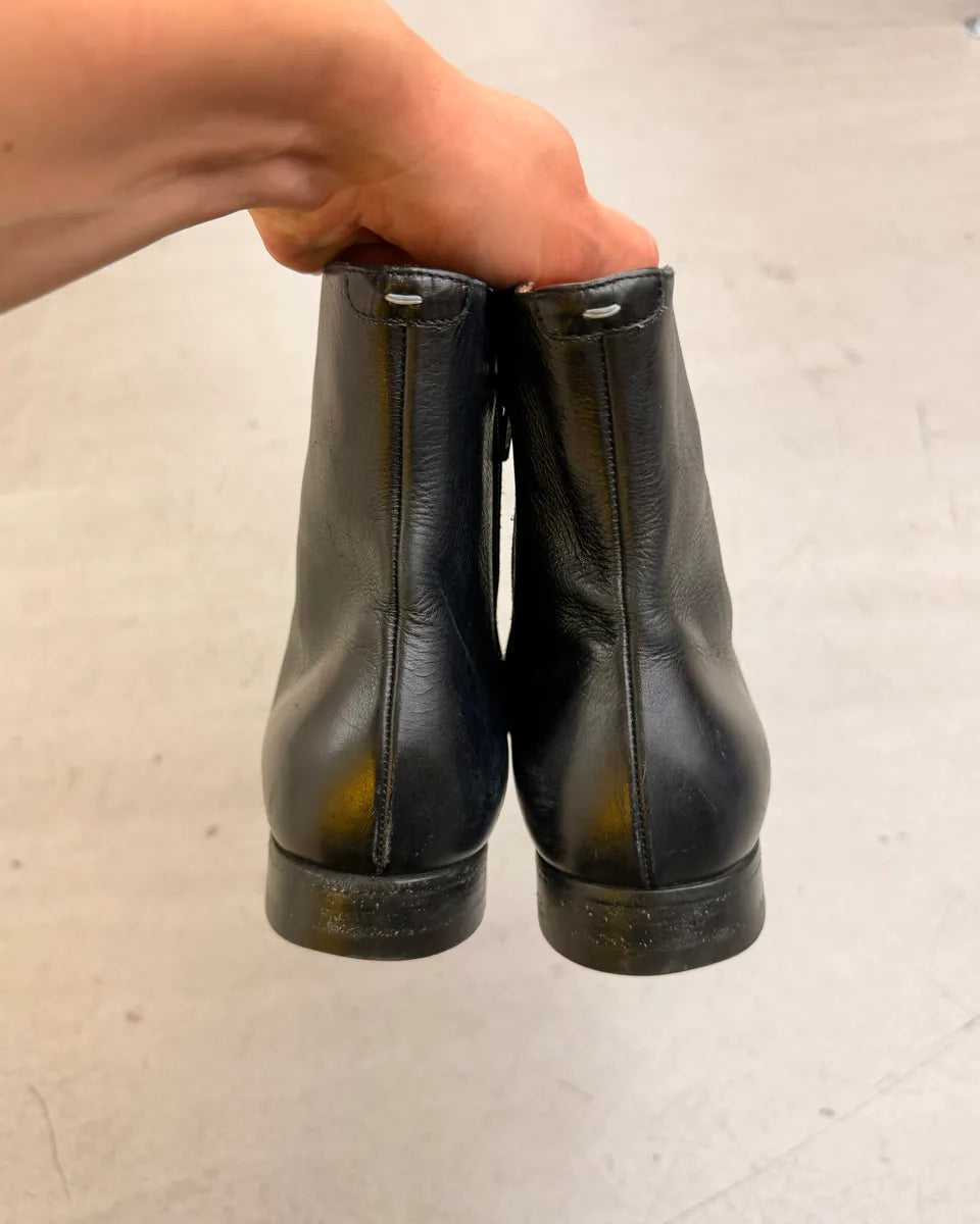 Maison Margiela Black Leather Boots FigutXr 7