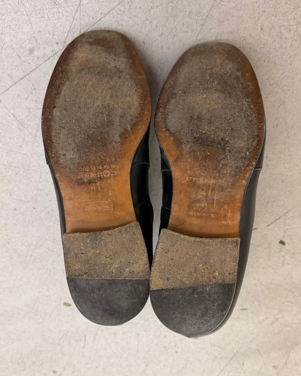 Maison Margiela Black Leather Boots FigutXr 8