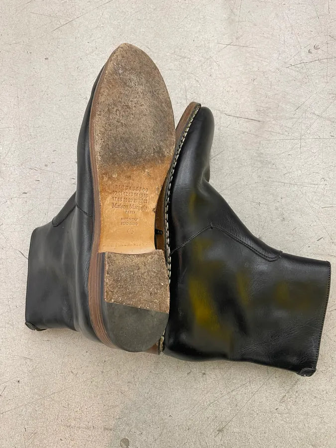 Maison Margiela Black Leather Boots jswtjkq 7