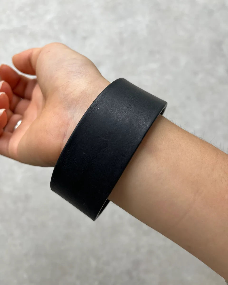 Maison Margiela Black Leather Bracelet VmBgBaO 3