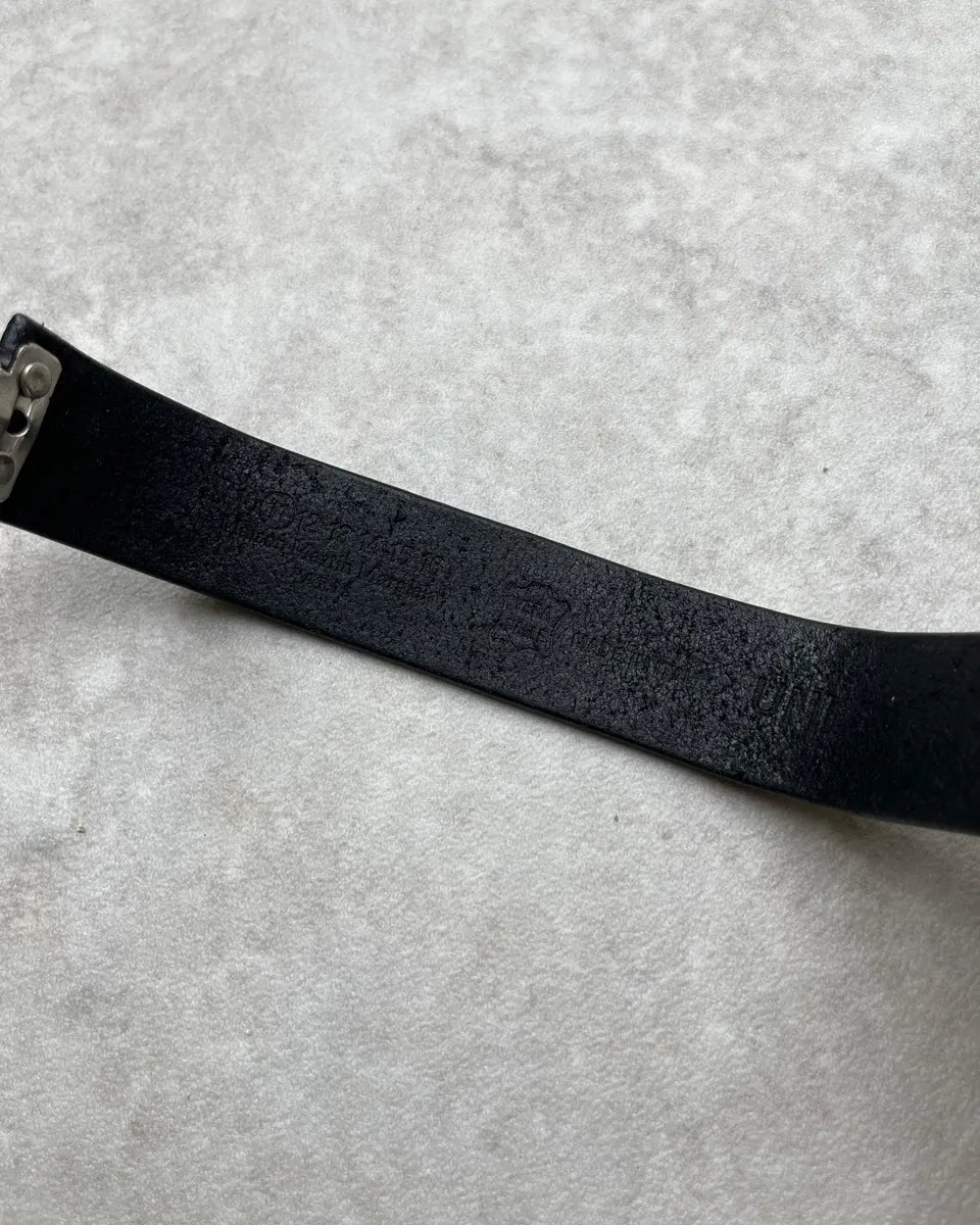 Maison Margiela Black Leather Bracelet VmBgBaO 6