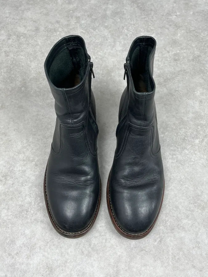 Maison Margiela Black Premium Leather Boots EoJZTyL 3