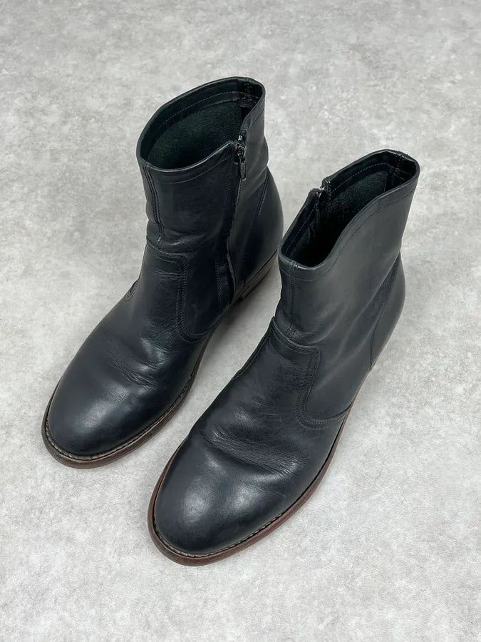 Maison Margiela Black Premium Leather Boots EoJZTyL 1