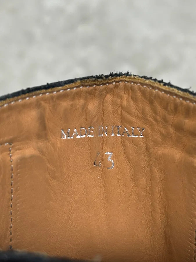 Maison Margiela Black Premium Minimalist Leather Boots vkHNlaK 9