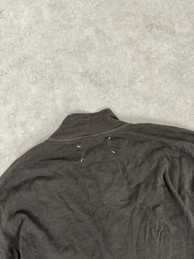 AW2014 Maison Margiela Grey Signature Henley Longsleeves nJZvonS 5