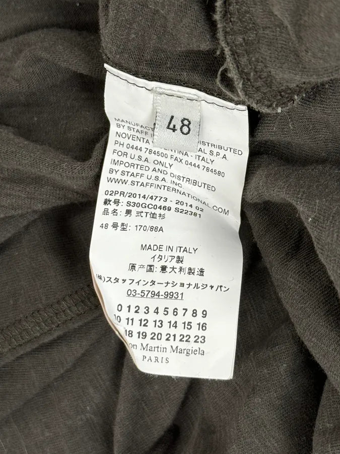 AW2014 Maison Margiela Grey Signature Henley Longsleeves nJZvonS 8
