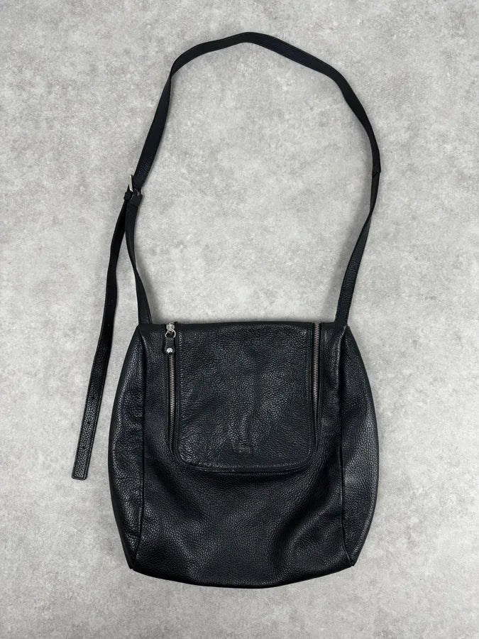 Maison Margiela Black Squared Zip Shoulder Bag OgoIKzt 0
