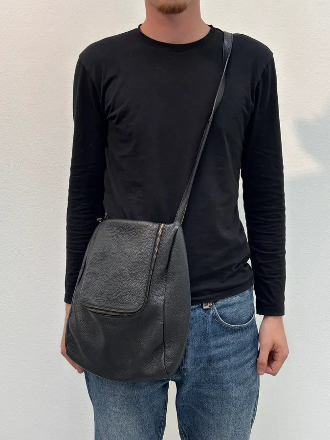 Maison Margiela Black Squared Zip Shoulder Bag OgoIKzt 3