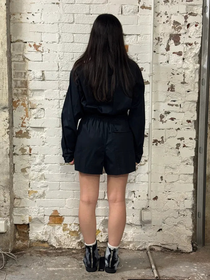 Maison Margiela Navy Trench Cropped Classy Jump Suit hZaQtJn 4