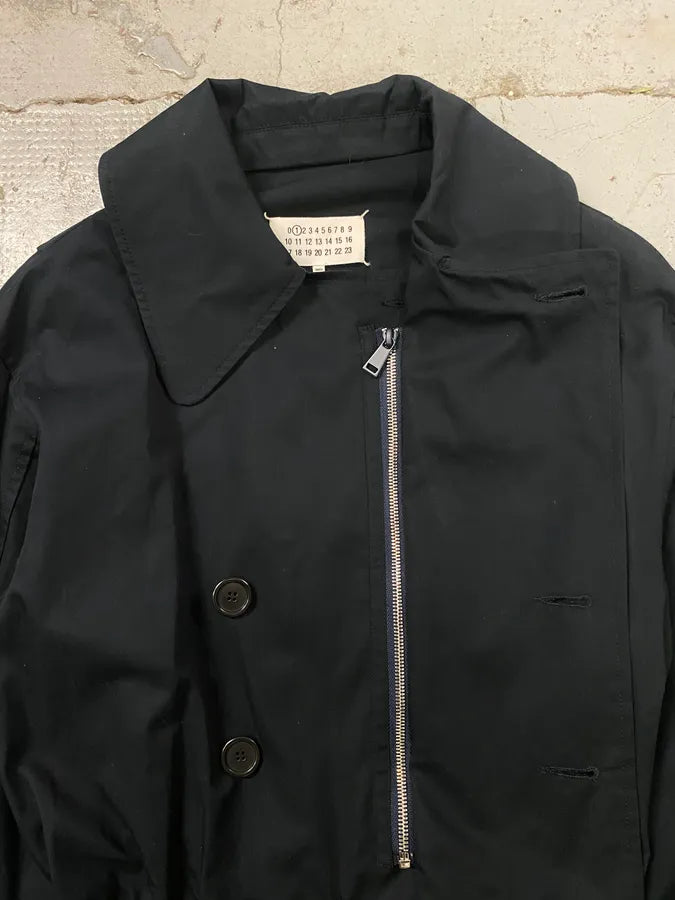 Maison Margiela Navy Trench Cropped Classy Jump Suit hZaQtJn 2