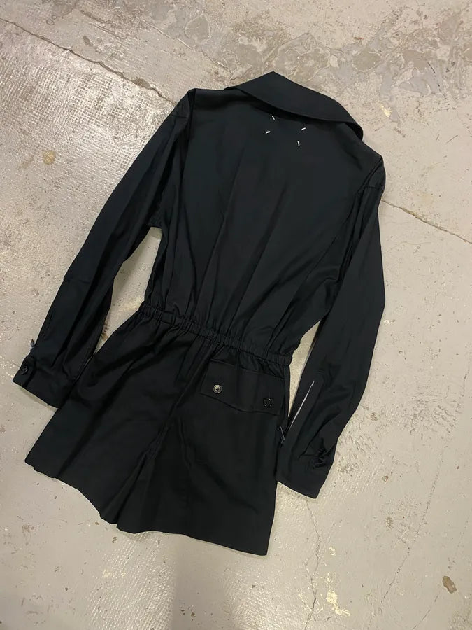 Maison Margiela Navy Trench Cropped Classy Jump Suit hZaQtJn 7
