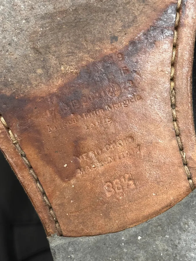 Maison Margiela Black Western Texan Black Ankle Leather Boots nkAlLno 6