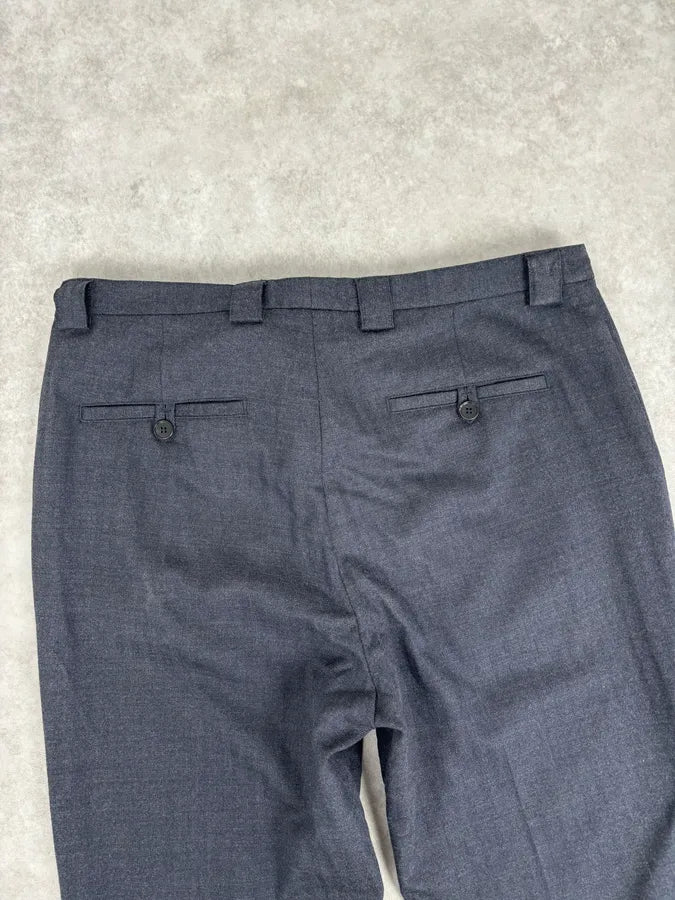Maison Margiela Black Wool Minimalist Pants fCJPVLo 6