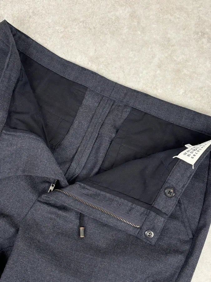 Maison Margiela Black Wool Minimalist Pants fCJPVLo 9