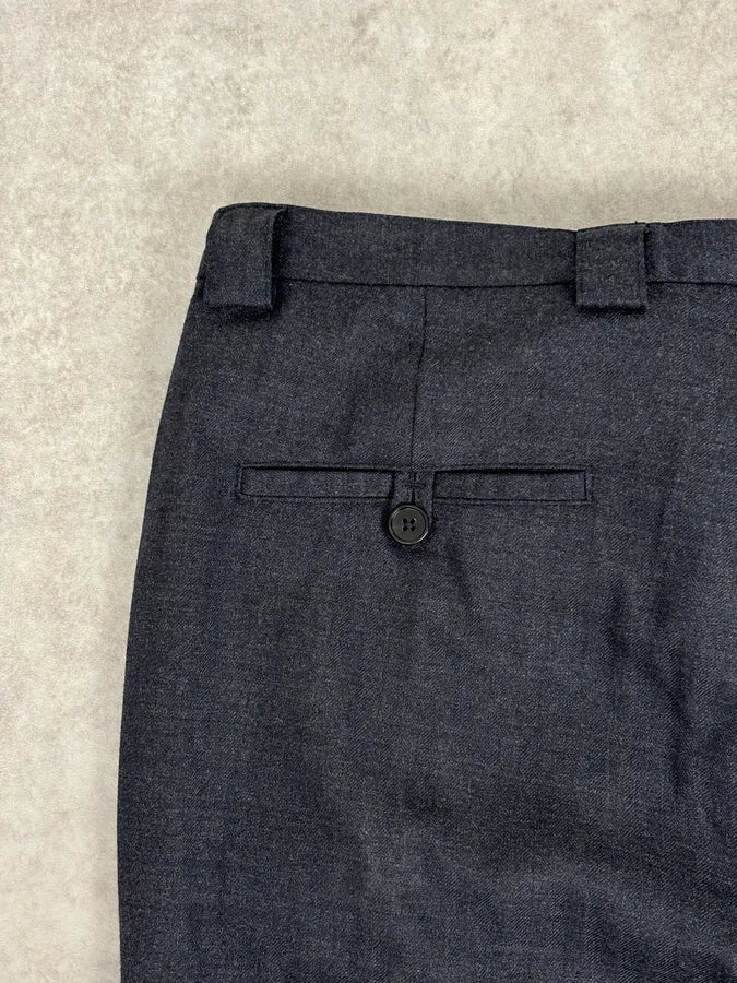 Maison Margiela Black Wool Minimalist Pants fCJPVLo 7
