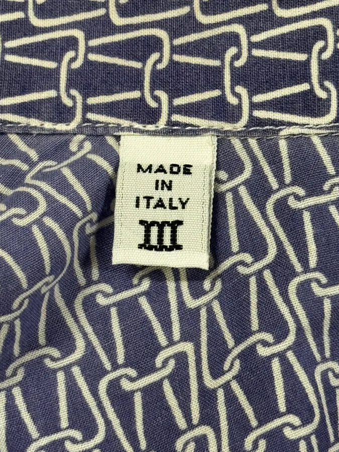 2000s Maison Martin Margiela Blue Abstract Shirt EviQNOv 5