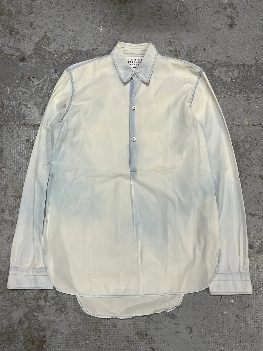 Maison Margiela Blue Henley Shirt (M/L) rQVssPv 0