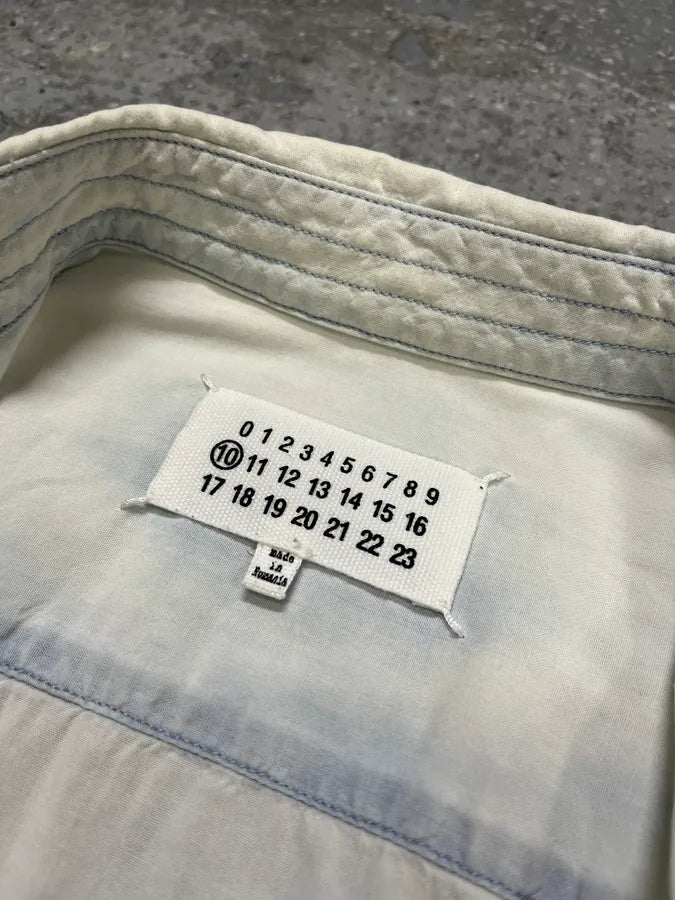 Maison Margiela Blue Henley Shirt (M/L) rQVssPv 10