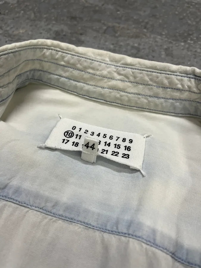 Maison Margiela Blue Henley Shirt (M/L) rQVssPv 11