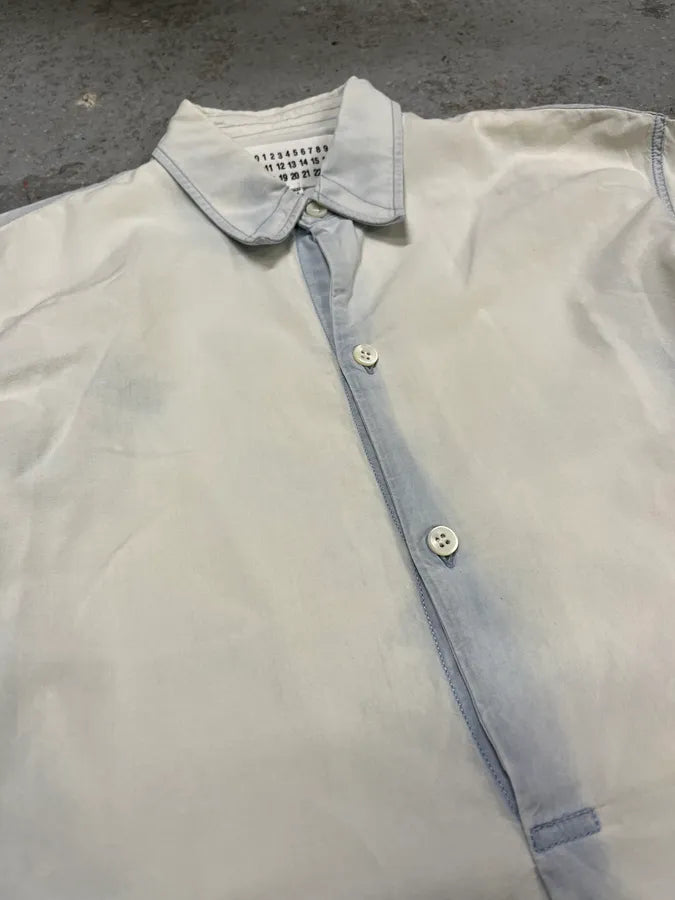 Maison Margiela Blue Henley Shirt (M/L) rQVssPv 5