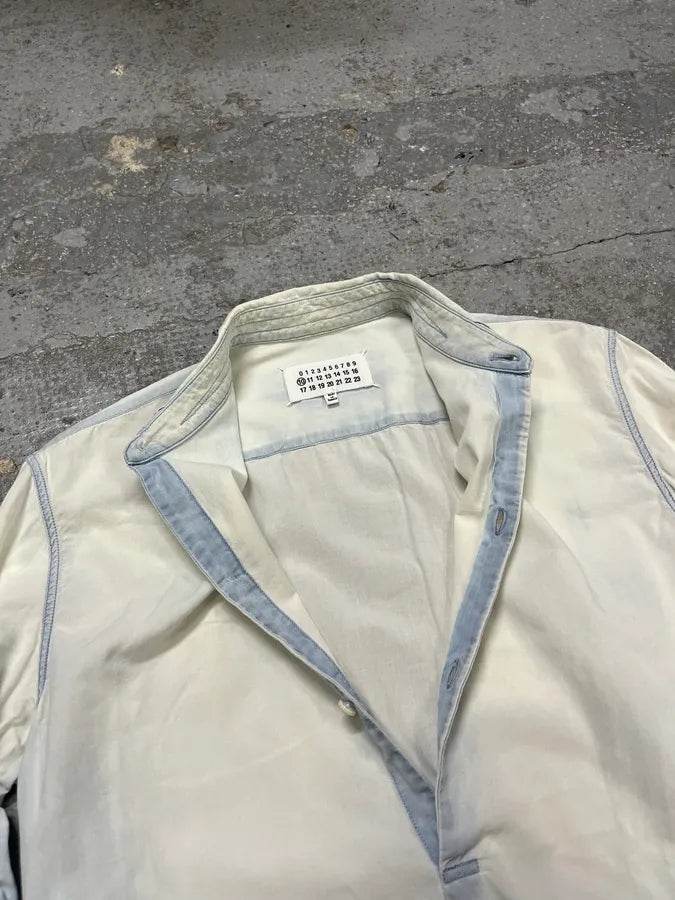 Maison Margiela Blue Henley Shirt (M/L) rQVssPv 9