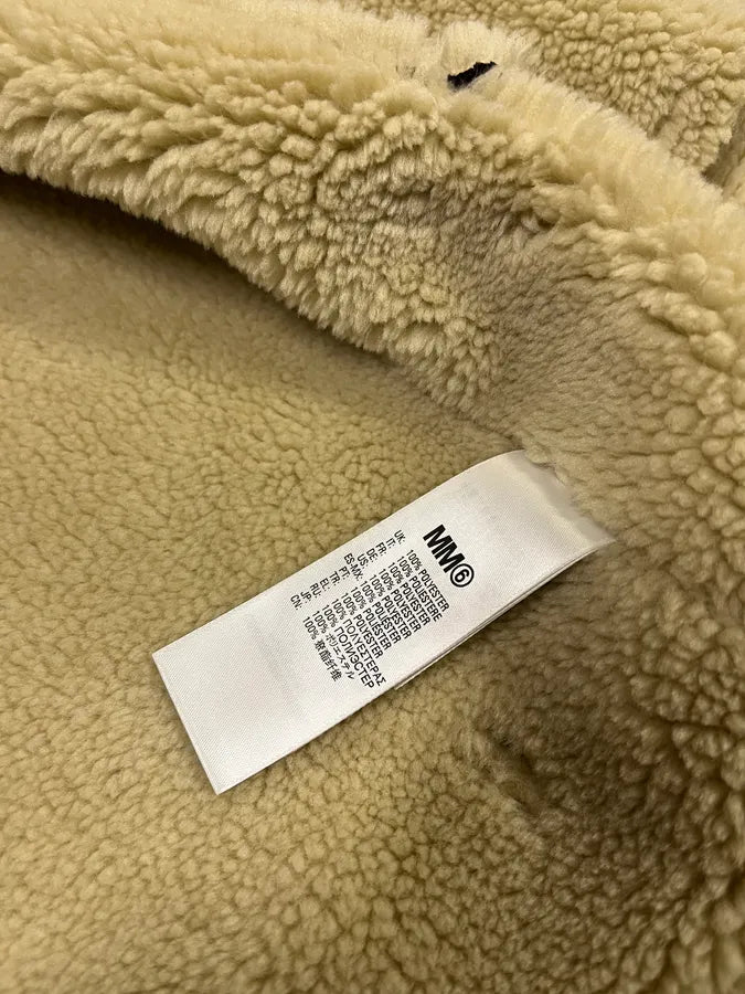 Maison Margiela Brown 5 Zips Shearling Leather Vest PJEqaAD 12