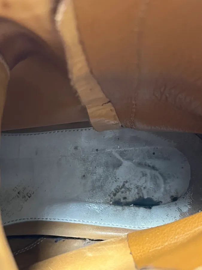 Maison Margiela Brown Eroded Leather Boots uZexIbo 10